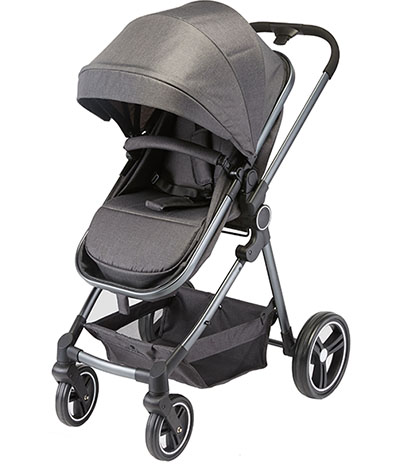 Baby stroller luxury shock absorption aluminum pram 3 in 1 high class NB-BS500